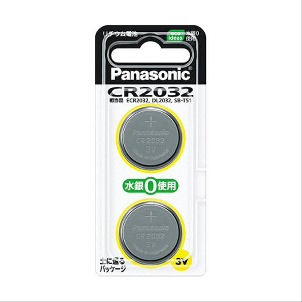 (P)CR2032/2P_コイン形リチウム電池 2個入Panasonic(パナソニック)